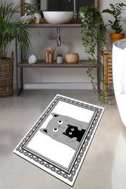 Mijölnir Alfombrilla de Baño Mom Cat Multicolor